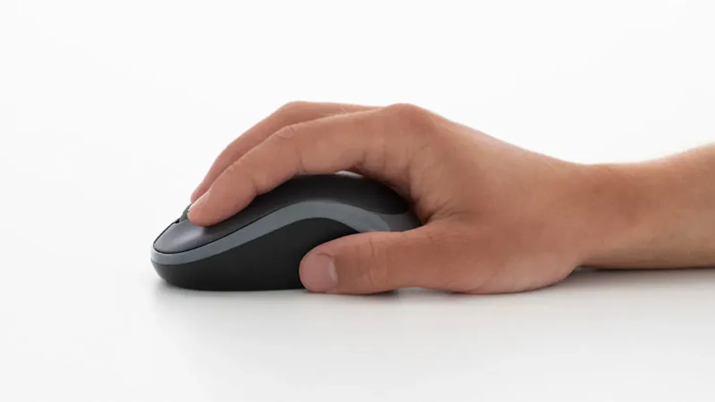 Full-size keyboard featuring dedicated media control keys