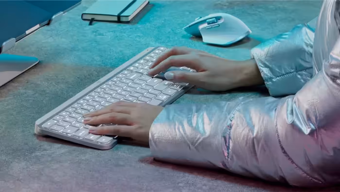 MX Keys S keyboard featuring smart illumination and programmable keys