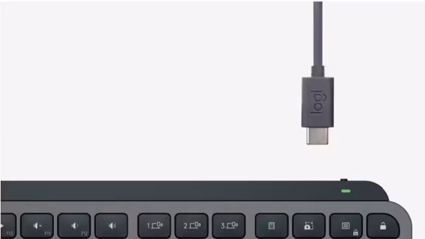 MX Keys S keyboard switching between up to 3 compatible devices