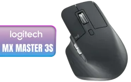 Logitech MX Master 3S Wireless Performance Mouse — Ergonomic, 8K