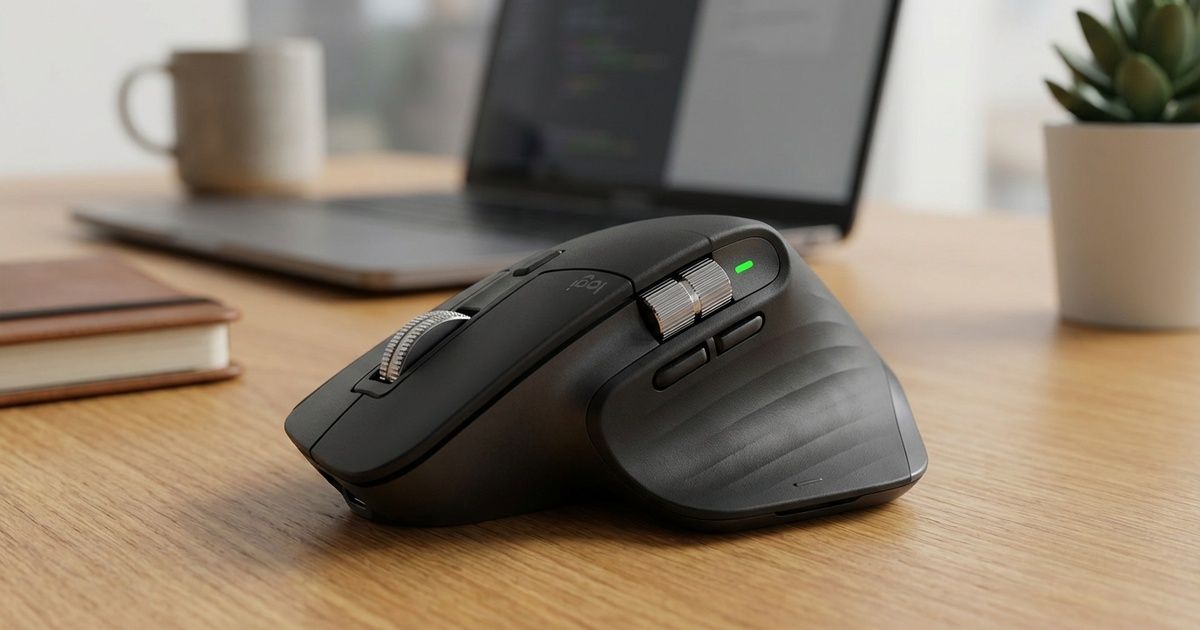 Logitech MX Master 3S Wireless Performance Mouse — Ergonomic, 8K DPI