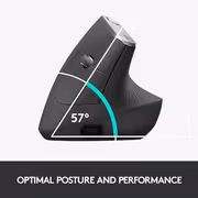 Logitech MX Vertical 910-005448 Ergonomic Wireless Mouse - image 2