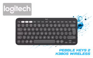 Logitech Pebble Keys 2 Keyboard Tonal Graphite - Image 1