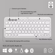 Logitech Pebble Keys 2 K380s Slim Wireless Keyboard - image 4