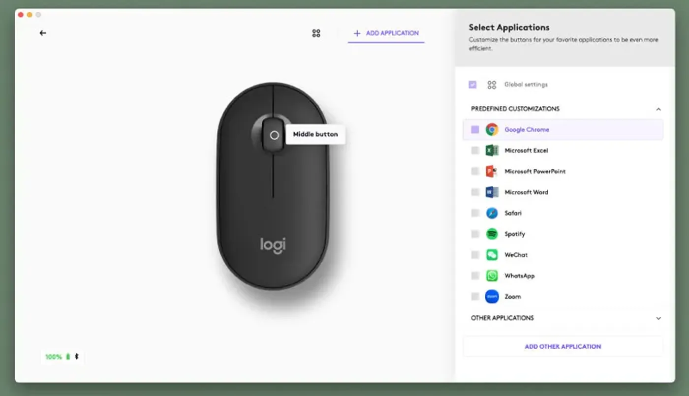 Customizing apps at your fingertips with the Logi Options+ App