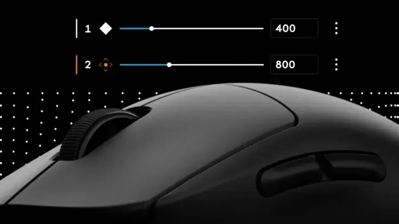Onboard memory feature panel for the Logitech G PRO 2 LIGHTSPEED gaming mouse
