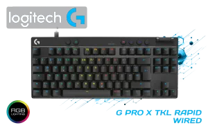 logitech-g-pro-x-tkl-rapid-gaming-keyboard-black - Image 1