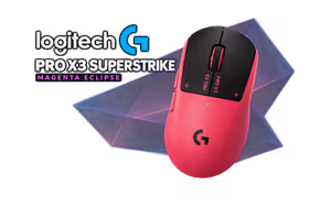 logitech-g-pro-x3-superstrike-wireless-gaming-mouse-magenta-eclipse - Image 1