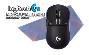 logitech-g-pro-x3-superstrike-wireless-gaming-mouse-midnight-black - Image 1