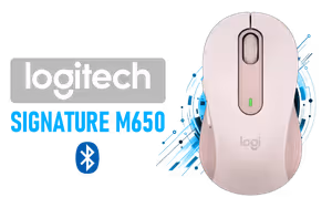 Logitech Signature M650 Wireless Mouse Rose - Image 1