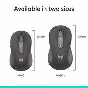 Logitech Signature M650 Wireless Mouse — Silent, 2-Year Battery - image 4