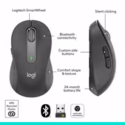 Logitech Signature M650 Wireless Mouse — Silent, 2-Year Battery - image 3