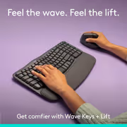 Logitech Wave Keys + Lift Wireless Combo | 4K DPI Mouse - image 11