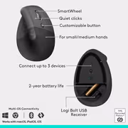 Logitech Wave Keys + Lift Wireless Combo | 4K DPI Mouse - image 12