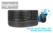 Logitech Wave Keys + Lift Wireless Combo | 4K DPI Mouse - image 1