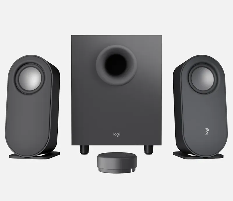 Logitech Z407 Bluetooth Speaker System with subwoofer and satellites – compact wireless audio setup