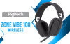 Logitech Zone Vibe 100 Bluetooth Headset — Noise-Canceling Mic - image 1