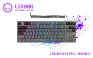 lorgar-azar-514tkl-87-key-tkl-rgb-keyboard-black - Image 1