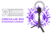 LORGAR Circulus 910 Webcam — 5MP, 1080p60, Ring Light - image 1