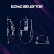 Lorgar Jetter 357 Wired Mouse — 8K DPI, 6 Programmable Buttons - image 11