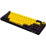 Lorgar KBP70MW Pro 65% Wireless Mechanical Gaming Keyboard (Black/Yellow) - image 2