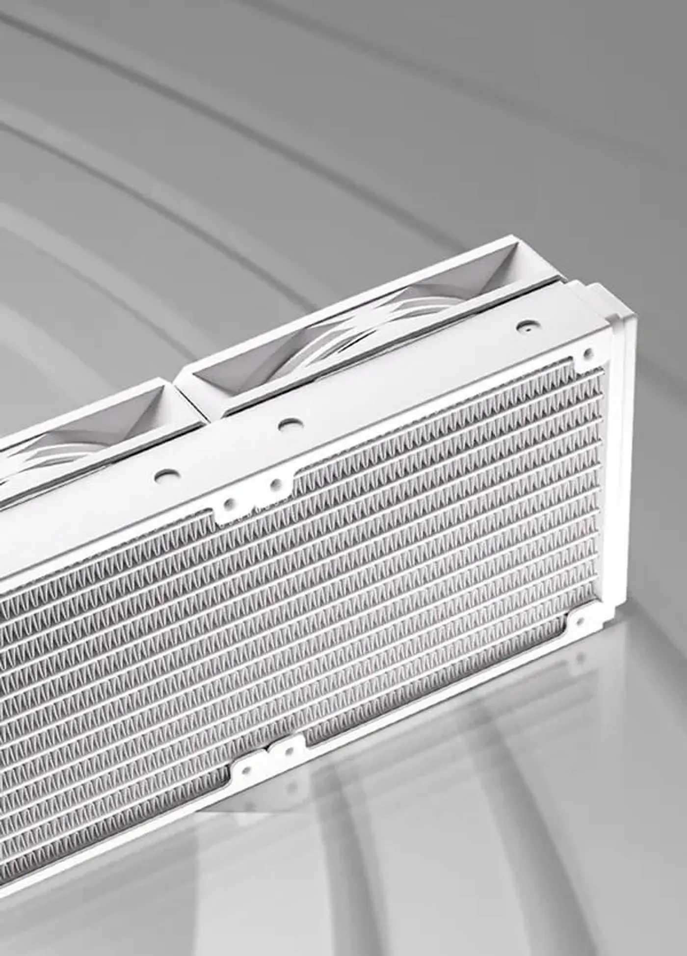 High-density radiator fins for rapid heat dissipation