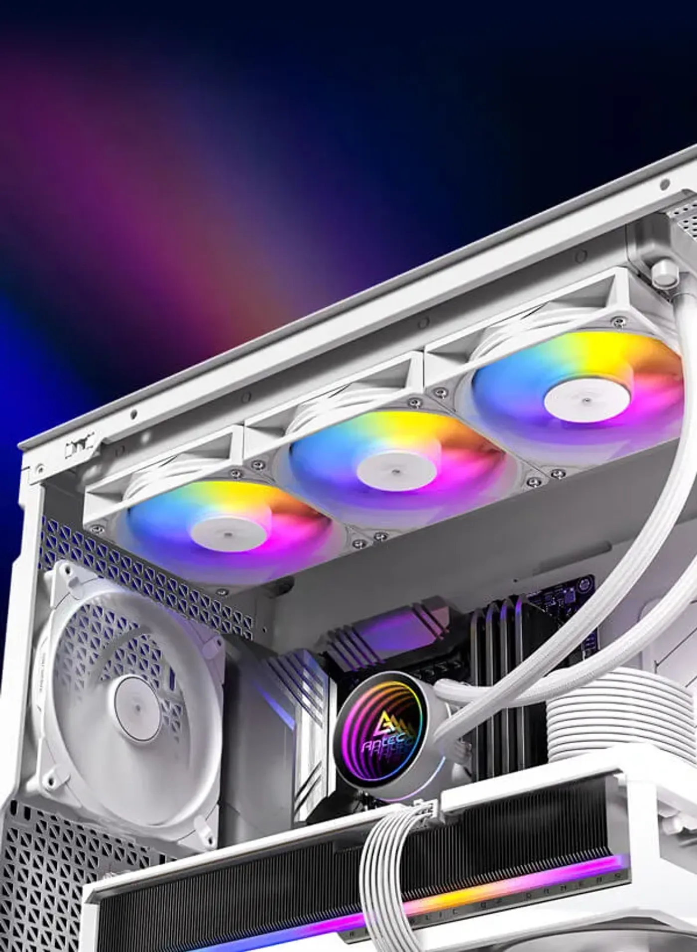 Cooling performance chart showing RPM range for fan speeds