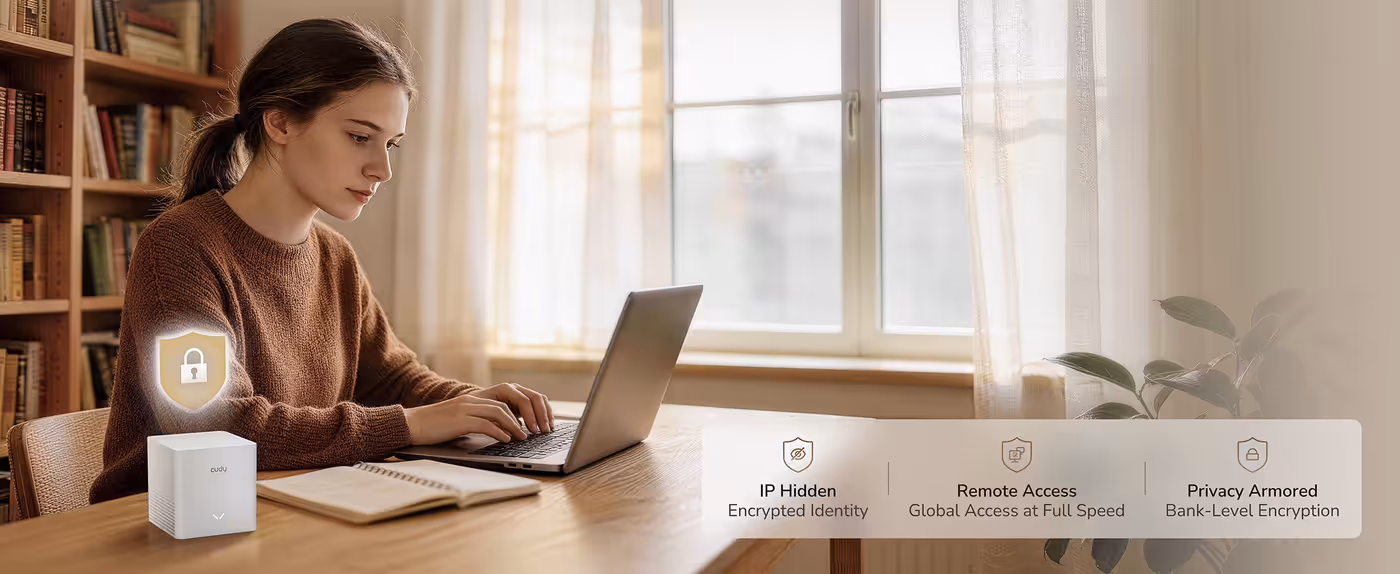 M1200 2.0 router providing VPN protection across the home network