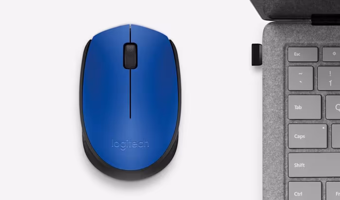 Ergonomic wireless mouse offering a comfortable alternative to laptop touchpads