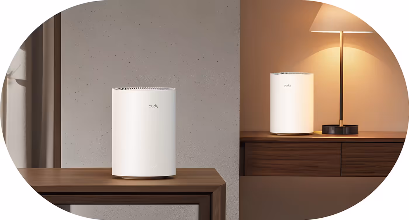 Expanding Wi-Fi coverage with pre-paired Cudy Mesh units