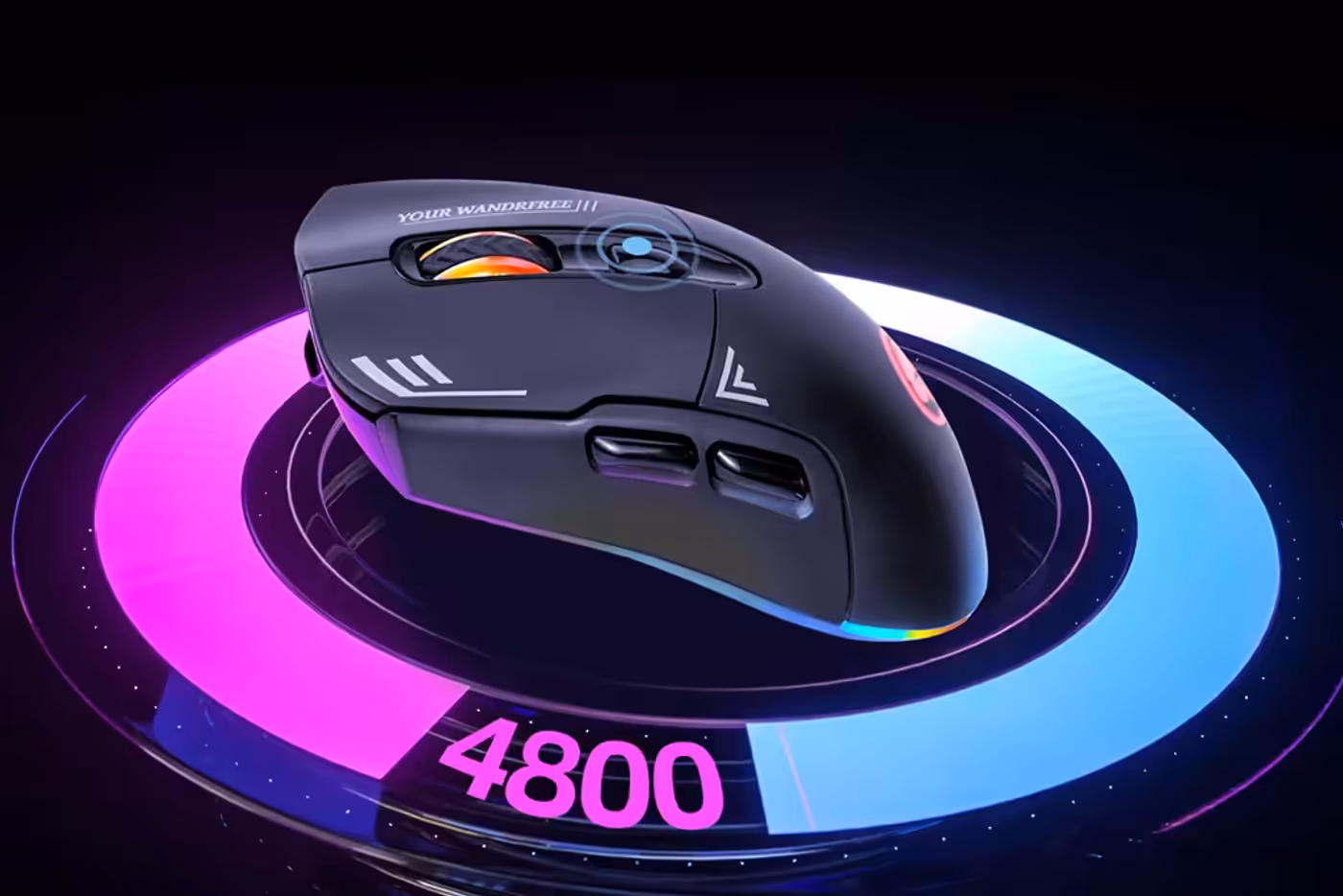 Duke 20 gaming mouse showcasing dual-mode connectivity