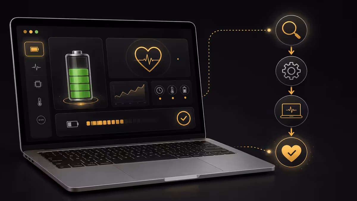 Check MacBook battery health