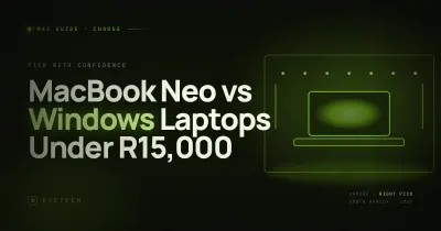 MacBook Neo vs Windows Laptops Under R15,000 — Honest Comparison (SA 2026)