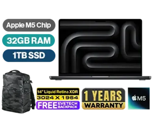 MacBook Pro 14 Inch M5 Pro 1TB Space Black | Evetech