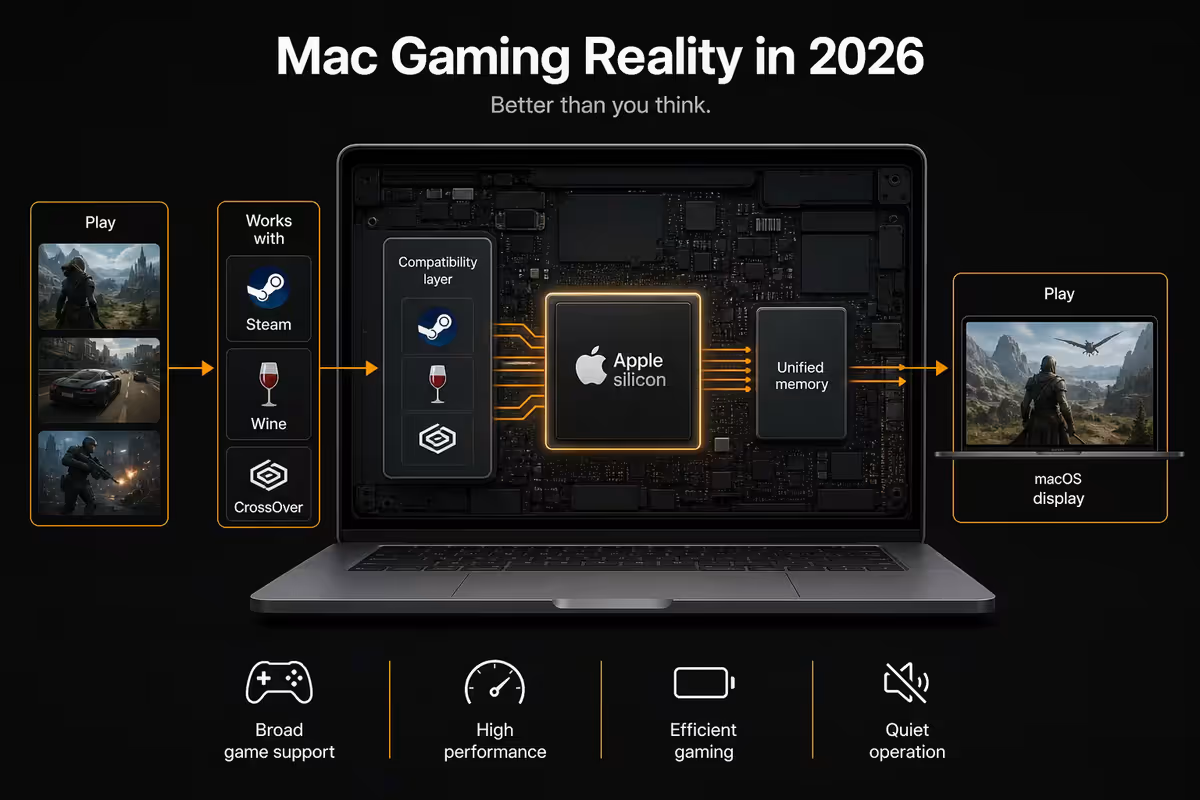 Mac gaming reality in 2026 - better than you think