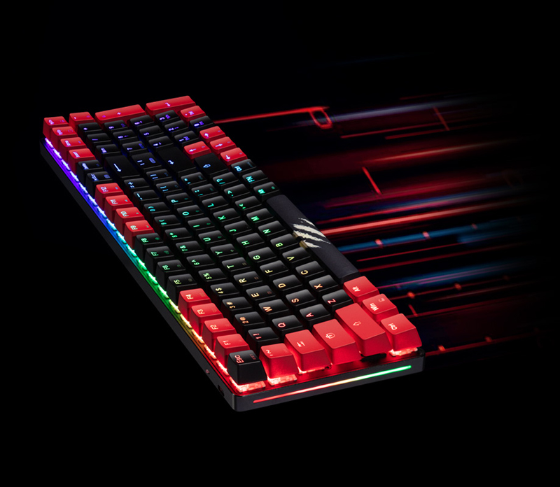 Compact Design of Mad Catz S.T.R.I.K.E. 11 Gaming Keyboard