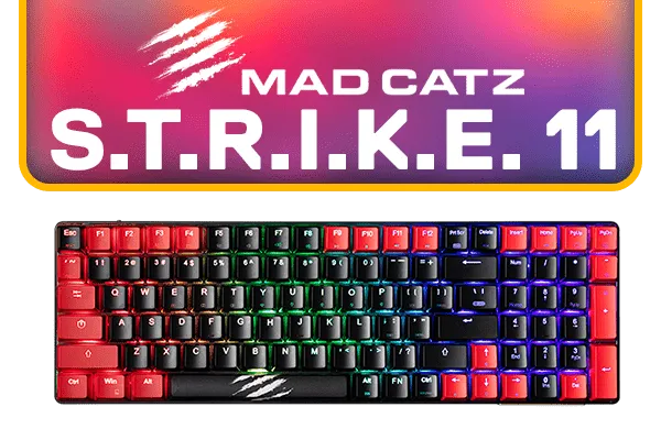 Mad Catz S.T.R.I.K.E. 11 Wireless RGB Gaming Keyboard