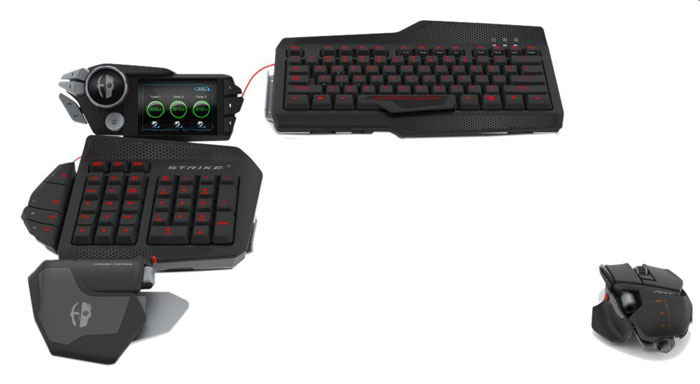 Mad Catz S.T.R.I.K.E. 7 Black USB Gaming Keyboard | Evetech