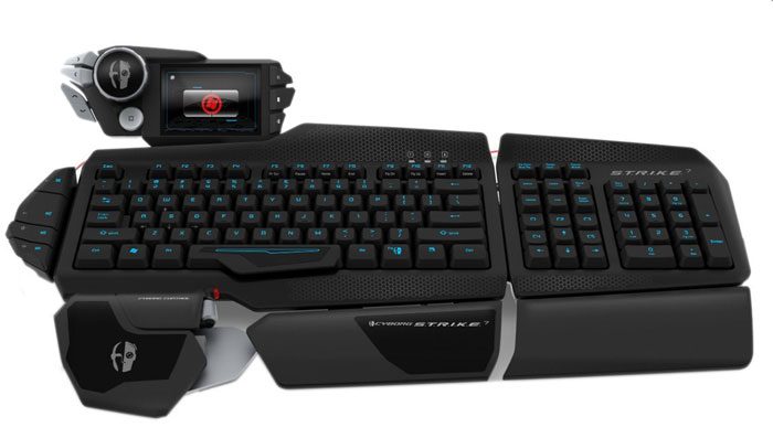 Mad Catz S.T.R.I.K.E. 7 Black USB Gaming Keyboard | Evetech