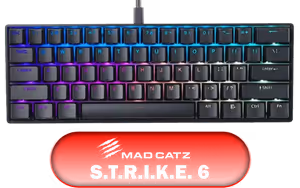 Mad Catz STRIKE 6 Gaming Keyboard Mad Catz STRIKE 6 Gaming Keyboard - Image 1