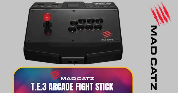 Mad Catz T.E.3 Arcade Fight Stick — Tournament-Grade Controller
