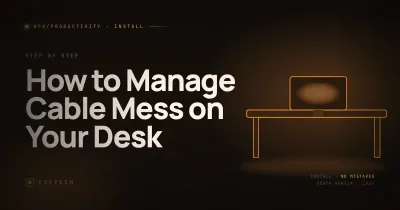 How to Manage Cable Mess on Your Desk — Cable Management Guide (South Africa, 2026)