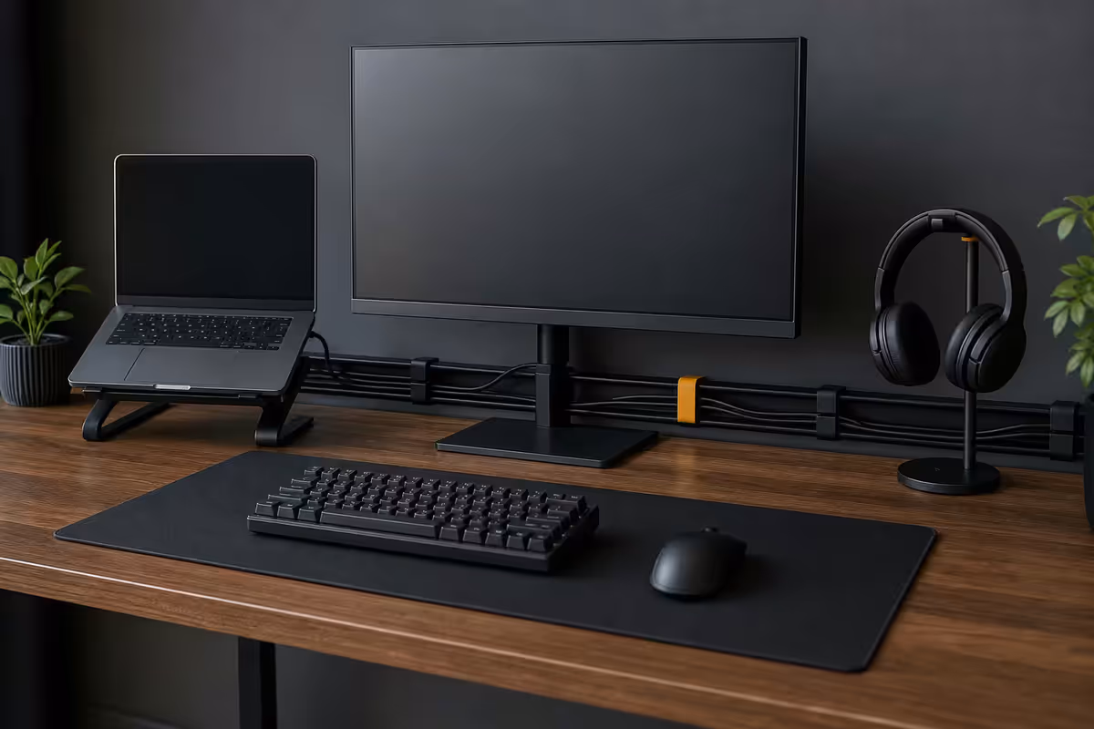 Manage Cable Mess Desk