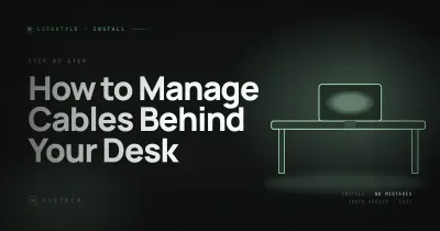 Manage Cables Behind Your Desk SA