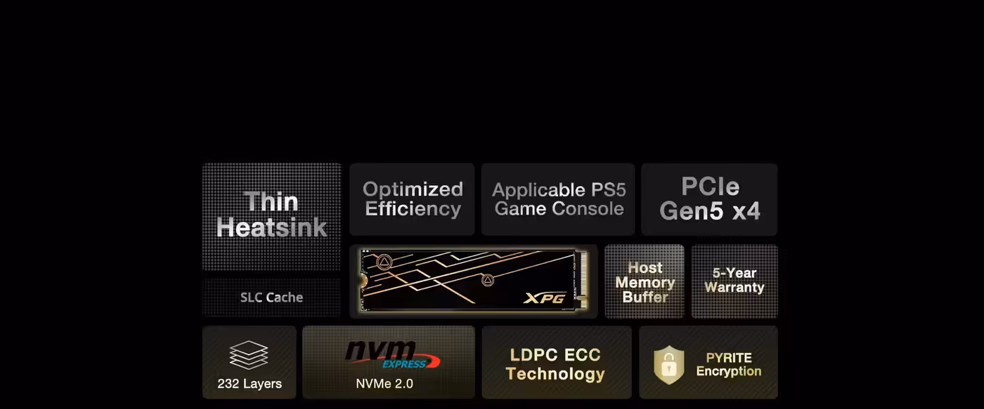 MARS 970 PLUS SLC cache and HMB technology for fast and accurate data transmission