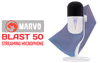 [OPEN BOX] MARVO Blast 50 Streaming Microphone White | RGB Wired - image 1