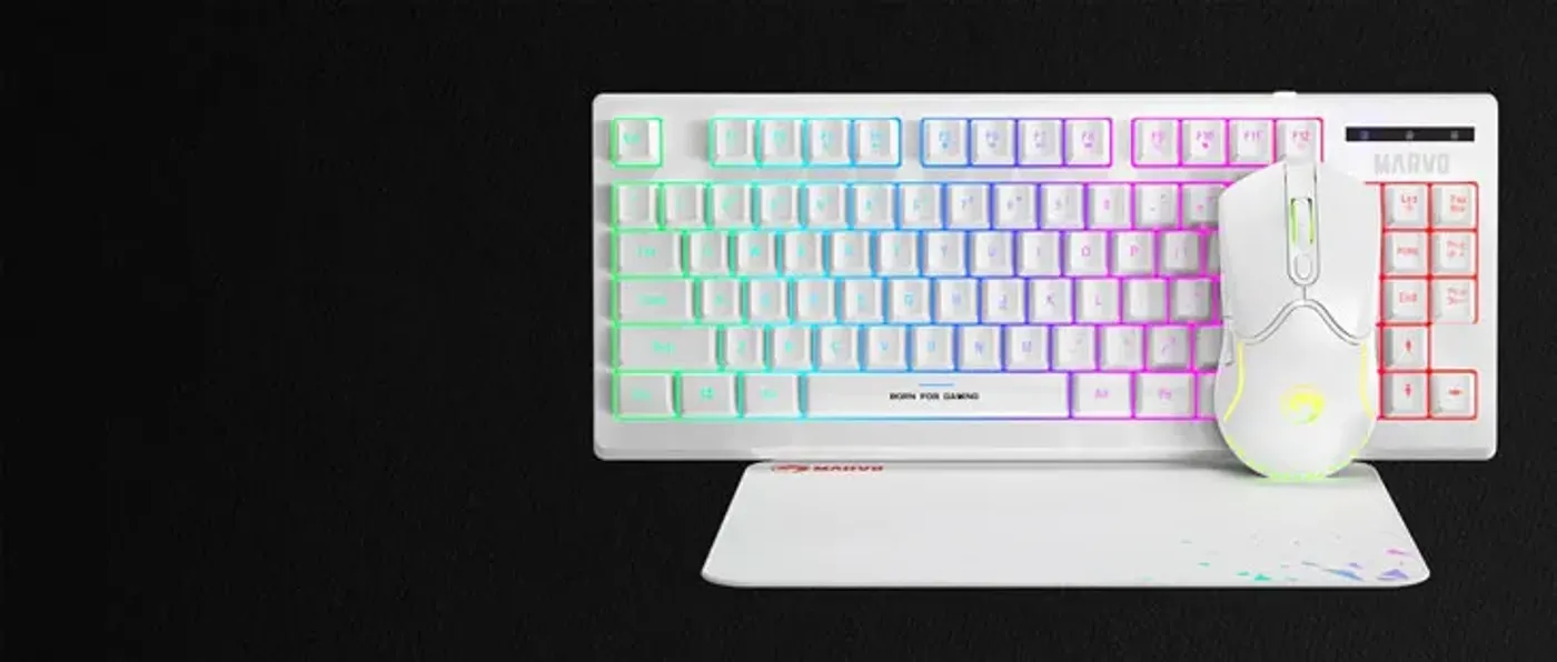 MARVO CM310 3 IN 1 Gaming Combo White 
