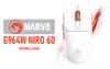 MARVO G964W Niro 60 Wireless Gaming Mouse — Pixart 3311, 12K DPI - image 1