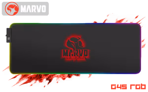 MARVO G45 RGB XL Gaming Mousepad 800×305×4 mm - image 1 MARVO G45 RGB XL Gaming Mousepad 800×305×4 mm - image 1