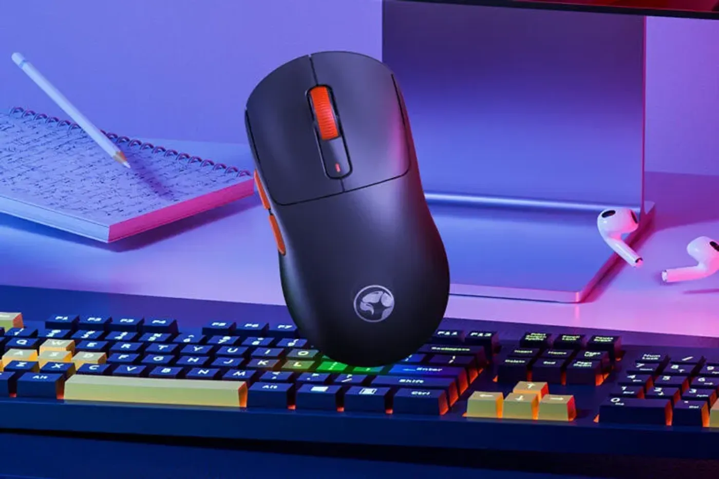Customisable button layout on the MARVO G964W Niro 60 gaming mouse